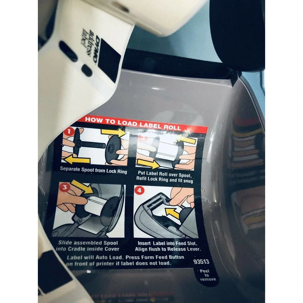 1 Dymo Label Writer 400 Turbo Wired Direct Thermal Printer Cables Barcode Office